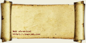 Janko Komnenić vizit kartica